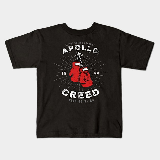 Apollo Creed Kids T-Shirt by tosleep